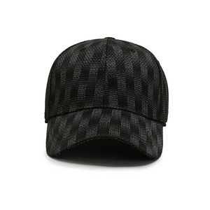 Gorra de béisbol de moda para hombre, gorra ajustable de mezcla de algodón y poliéster, informal, para exteriores, con ala curva, cómoda ropa deportiva de verano - Product Image 1