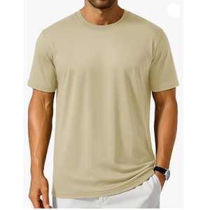 T-shirt pour homme 230gsm lourd 100% coton sérigraphie personnalisée design uni logo avant surdimensionné haute qualité BD - Product Image 1