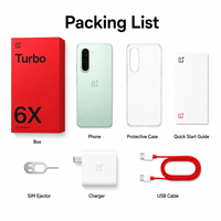 Batterie 7000mAh OnePlus Turbo 6X Version Chine Téléphone 5G Dimensity 7360 Super Écran LCD 144Hz 45W Appareil Photo 50MP