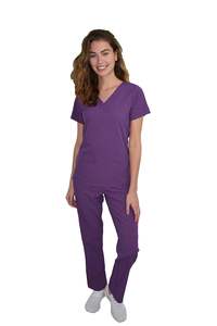 Conjunto de uniformes médicos Unisex de lujo, uniforme quirúrgico para médico, enfermera, Hospital, pantalones para correr, logotipo personalizado superior, suministro al por mayor - Product Image 5