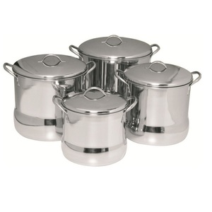 สแตนเลสท้องสต็อกหม้อท้องเครื่องครัว - Product Image 1