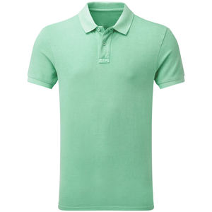 เสื้อโปโลผ้าฝ้ายออร์แกนิคของผู้ชายสำหรับ100% เสื้อโปโลผ้านิ่มแบบลำลองระบายอากาศได้สำหรับฤดูร้อน - Product Image 1