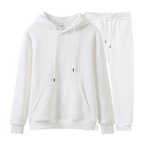 Chándal de invierno personalizable para hombre 2026, Sudadera con capucha bordada de felpa francesa apilada, conjuntos de chándal para correr para hombre - Product Image 5