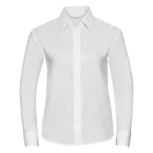 Chemise Oxford à manches longues pour femmes, facile d'entretien, polo promotionnel personnalisé pour le merchandising - Product Image 1