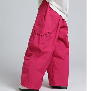 Nuevos pantalones de esquí sueltos de estilo Hip Hop Unisex holgados transpirables a prueba de viento impermeables ligeros para deportes al aire libre - Product Image 6