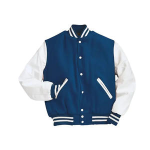 Chaquetas Varsity de Piel de Oveja Antibacterianas para Hombre y Mujer, Estilo Nuevo, Cuello Alto, Todas las Tallas y Colores, Lana de Baja Densidad, Alta Calidad OEM - Product Image 1