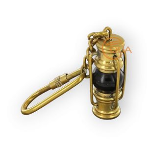 Llavero de linterna de barco antiguo, llavero de Metal con diseño de latón náutico Vintage, pieza de exhibición - Product Image 6