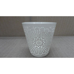 Home Decoration Premium Quality Iron Votive Holder Leaf Cut out <b>work</b> Metal Powder Coated Votive <b>Stand</b> - Product Image 2