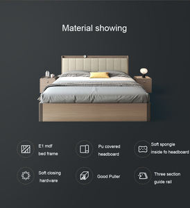 LIT REINE CARPI AVEC RANGEMENT PAR ROYALAOK - Product Image 6