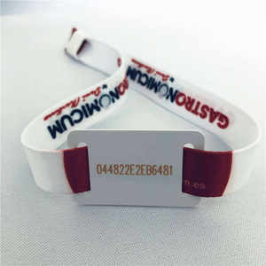 Pulsera de Tela RFID de 125KHz LF para Control de Acceso e Identificación de Eventos - Product Image 1