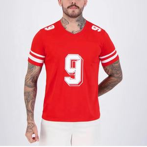 Camisetas de fútbol americano 2025, ropa deportiva de poliéster hecha a medida, camisetas de fútbol americano al por mayor, OEM personalizado - Product Image 1