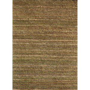 Alfombras de Yute Verde Hula Anudadas a Mano, Reversibles, con Diseño Moderno a Rayas, Lavables, para Hogar, Viajes, Exteriores, Cocina, Playa - Px-03 - Product Image 1