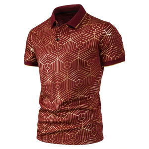 2025 mejor diseño personalizado Unisex Casual último diseño polos logotipo personalizado de alta calidad de talla grande polos para hombres - Product Image 5