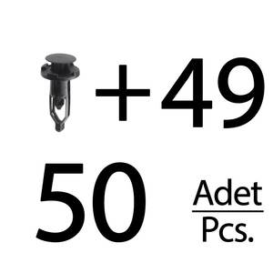 Clips de pare-chocs 50 pièces pour Toyota (expédition du fabricant turc) Code produit: FD113865-L - Product Image 1