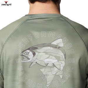Sublimación por encargo Pesca Caza Camisa Transpirable Secado rápido Precio al por mayor Hombres Pesca Camisa - Product Image 6