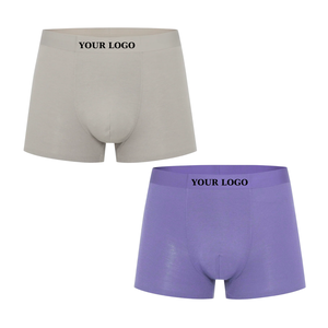 Calzoncillos bóxer de corte 3D para hombre, precio al por mayor, ropa interior de hombre de tela elástica de 4 vías, bóxer de tallas personalizadas hecho en Vietnam - Product Image 1