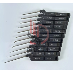 Lote de 11 Curetas Cervicales Karlin para Microdiscectomía Codman, Instrumentos de Primera Calidad - Product Image 2