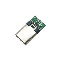 Connecteur de carte PCB de téléphone de type C USB 3.1 transfert de données rapide prise de charge USB Type C mâle double rangée connecteur SMT 24pin type-c