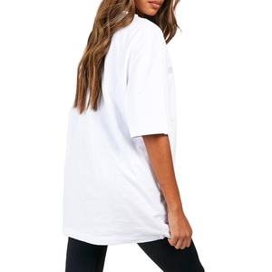 Camisetas Personalizadas para Mujer, Corte Holgado, Fabricante OEM, Camiseta de Algodón de Manga Corta, Estilo Casual, Disponible en Pedidos al por Mayor 2026 - Product Image 4