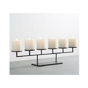 Porte-bougie hurricane en métal élégant pour une utilisation intérieure et extérieure, idéal pour les mariages, les fêtes, les célébrations et l'éclairage domestique - Product Image 5