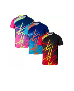 Vêtements de sport de tennis pour hommes sur mesure, vêtements de badminton à séchage rapide, chemise de tennis - Product Image 5