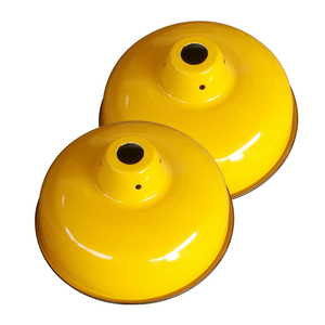 Abat-jour en métal imitation antique, style vintage, émail, abat-jour en fer industriel, artisanal en Inde - Product Image 5