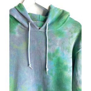 Artista personalizado Casual sudaderas con capucha en blanco personalizado hombres francés Terry liso sudaderas con capucha Tie Dye algodón Sudadera con capucha para hombres con logotipo bordado - Product Image 2