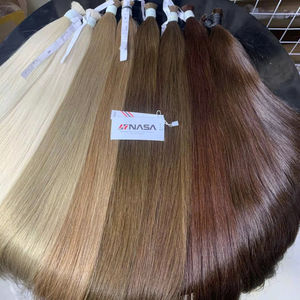 High Quality Natural Hair Color Luxury Vietnamese Cuticle Aligned Strong Ends Straight Extensions Super Double Drawn <b>Top</b> Grade - Product Image 2