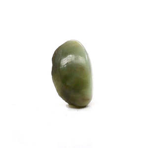 Piedra Preciosa de Ojo de Gato Natural de Alta Calidad, 11.74 Quilates, Ojo de Tigre Verde Pulido, Corte Ovalado, Calibrado, 8 mm de Altura, Certificado IGI - Product Image 2