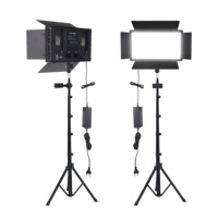 Lumière de diffusion en direct de photographie LED-u600 avec emballage lumière de remplissage d'ancrage d'embellissement intérieur lumière annulaire vidéo LED dimmable