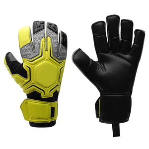 Gants de gardien de but de football professionnels personnalisés avec logo, design 2026, vente en gros, respirants, en cuir PU de haute qualité, antidérapants - Product Image 4