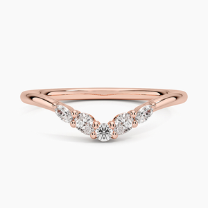 Bague en diamant Moissanite de luxe en argent 925 ronde au design intemporel pour la fête d'anniversaire de mariage de fiançailles pour femmes - Product Image 3