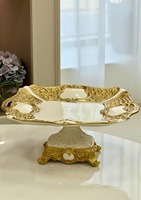 Accent de table décoratif de bol en métal fait à la main de qualité supérieure parfait pour le service et le style intérieur de la maison moderne