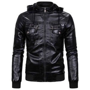 Wholesale New Professional High Quality 2025 Men's <b>Vintage</b> Style Distressed Faded Real Cowhide Leather <b>Jacket</b> for Men - Product Image 1
