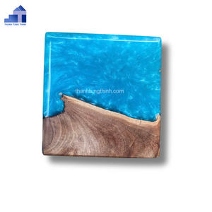 Moule de caboteur de résine de sous-verres en bois époxyde durable d'article chaud pour l'artisanat de résine de l'usine du Vietnam pour des grossistes - Product Image 5