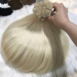 Venta al por mayor 100% de cabello humano virgen de alta calidad Natural liso a granel pelo rubio gran stock vietnamita pelo crudo - Product Image 6
