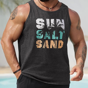 High Quality Men's Sleeveless Athletic Shirts Custom <b>Running</b> <b>Singlet</b> Sublimation High Tank Tops Knitted Men's Athletic Wear - Product Image 5