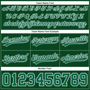 Custom Basketball <b>Shorts</b> Men’s Forest Green White Trim Team Uniforms DIY Logo Stitched Mesh Breathable Gym Training Sportswear - Product Image 3