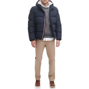 แจ็คเก็ตพร้อมสำหรับเดินทางสำหรับผู้ชายที่มีน้ำหนักเบากันความร้อนพร้อมการป้องกันภายนอกที่ทนทานต่อสภาพอากาศในฤดูหนาว - Product Image 2