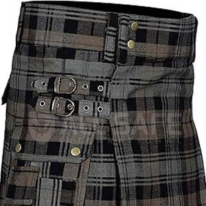 Vente directe d'usine kilt tartan pour femmes vêtements utilitaires de style européen à bas quantité minimale de commande - Product Image 6