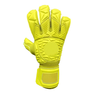 2025 New Design Best Quality Latex Breathable Waterproof Full Finger Adjustable Wrist <b>Strap</b> Heavy Duty Youth Goalkeeper Gloves - Product Image 4