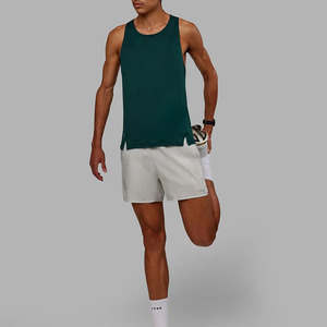 OEM Service Casual Knitted Tank Tops for <b>Men</b> Solid Color Fitness Singlet Quick Dry Muscle Fit Sleeveless Gym Wear - Product Image 2