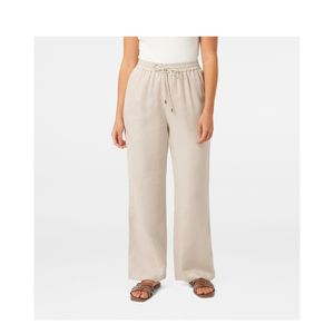 100% <span class=keywords><strong>pantaloni</strong></span> <span class=keywords><strong>di</strong></span> <span class=keywords><strong>lino</strong></span> a <span class=keywords><strong>vita</strong></span> alta dritti lisci leggeri elasticizzati a <span class=keywords><strong>vita</strong></span> larga <span class=keywords><strong>di</strong></span> alta qualità per le donne del Bangladesh - Product Image 1