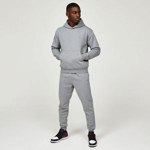 Conjunto Deportivo Personalizado para Hombre, Talla Grande, con Capucha, Informal, de Invierno, Tejido de Rizo, Estampado, 100% Algodón, Sudadera con Capucha y Pantalones - Product Image 1