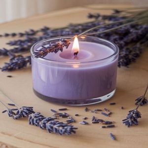 Porte-bougie en verre Aura ajoute une chaleur lumineuse subtile qui accentue le style quotidien de la maison avec des tons doux et tranquilles du soir - Product Image 4