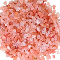 Cristal de l'Himalaya rose granulé sel minéral fin sel minéral de l'Himalaya comestible à vendre