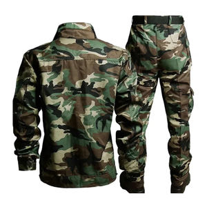 Traje de lluvia de camuflaje impermeable para deportes al aire libre con Capucha ajustable y cintura elástica - Product Image 2