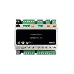 Kit de système HVAC industriel flexible Aircontrol à 4 zones avec unité de contrôle motorisée pour volets WiFi, interface version PAL - Product Image 4