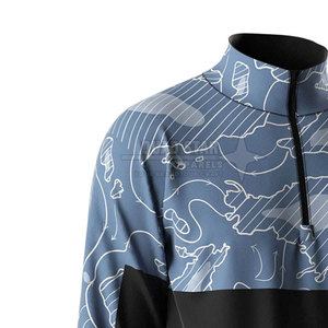 บริการ OEM เสื้อแจ็คเก็ตฤดูหนาวแบบซิปครึ่งตัวสำหรับผู้ชาย ระบายอากาศได้ดี สวมใส่สบาย คุณภาพสูง แบบซิปครึ่งตัว - Product Image 6