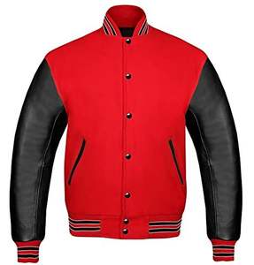 Chaqueta Varsity Formal de Alta Calidad y Estilo Moderno con Cuello Alto y Logotipo Frontal - Product Image 6